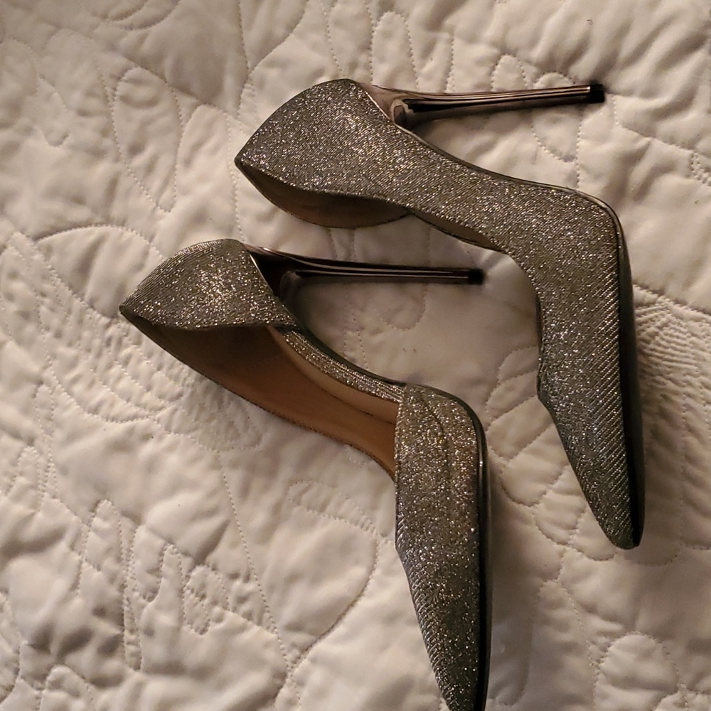 Charlotte Russe glitter heels